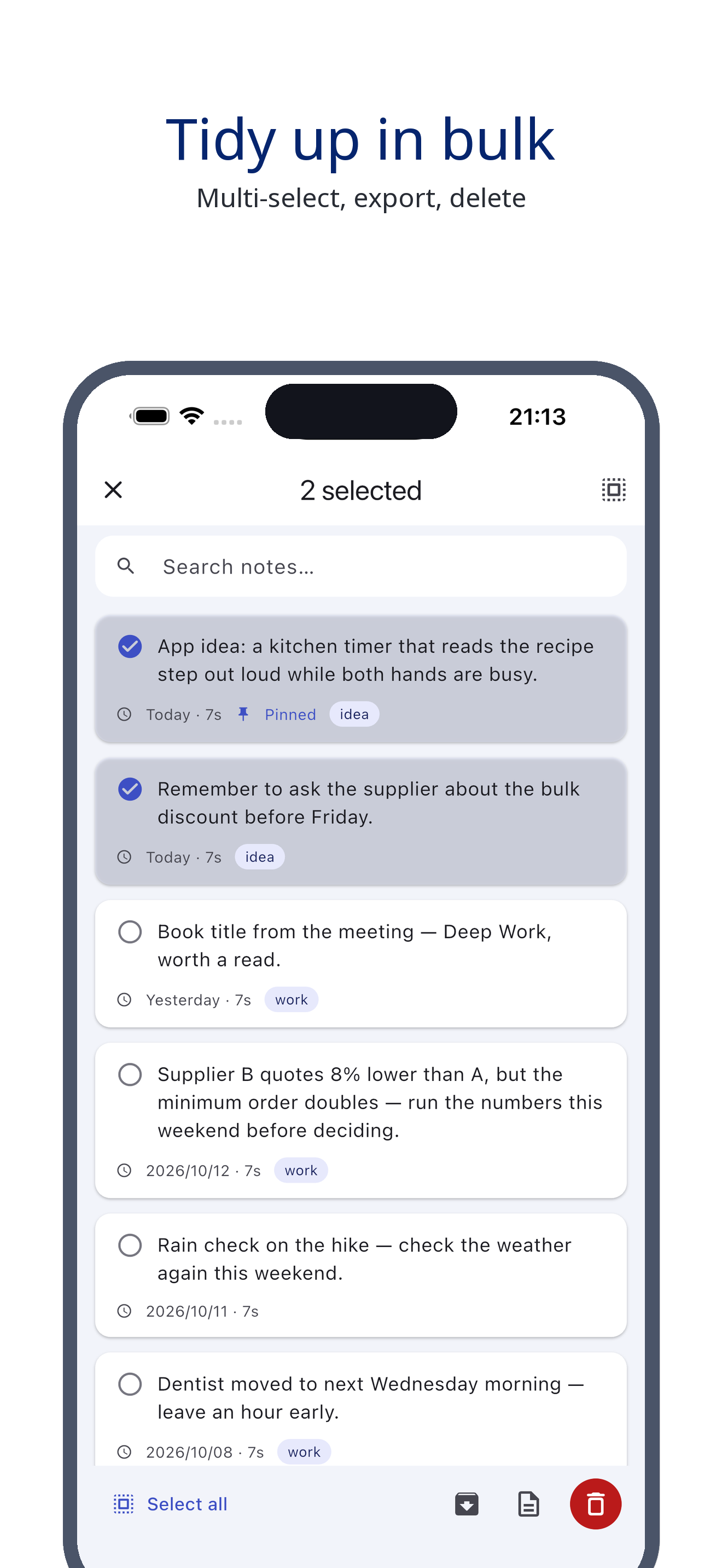 voice_trace 08_select_en screenshot