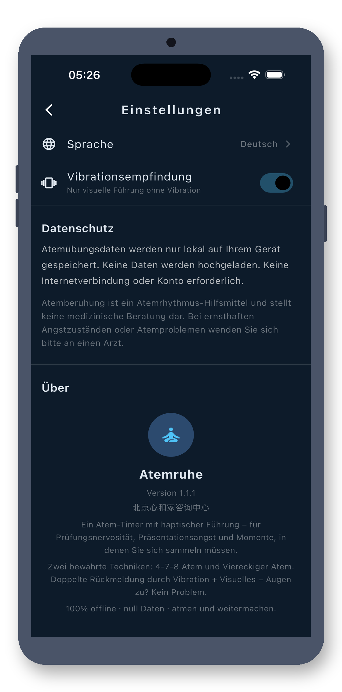 breath_pacer 06_settings_de screenshot