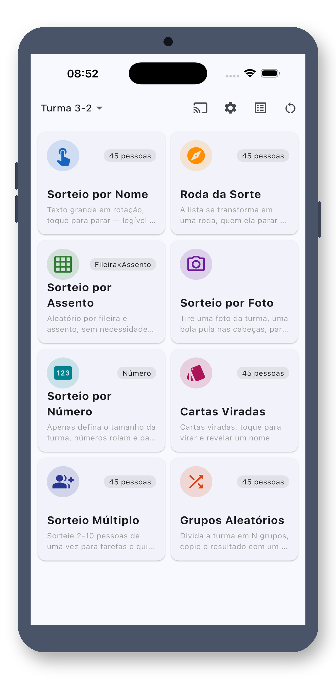 class_picker 01_home_pt screenshot