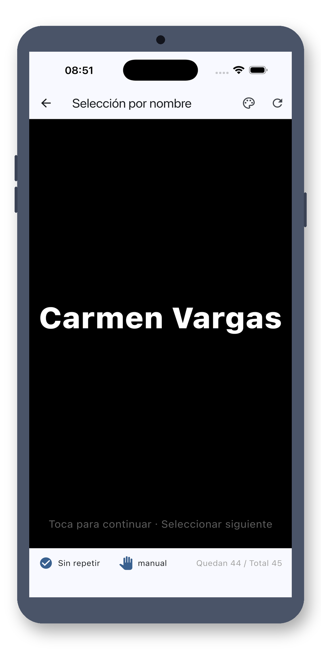 class_picker 02_name_es screenshot