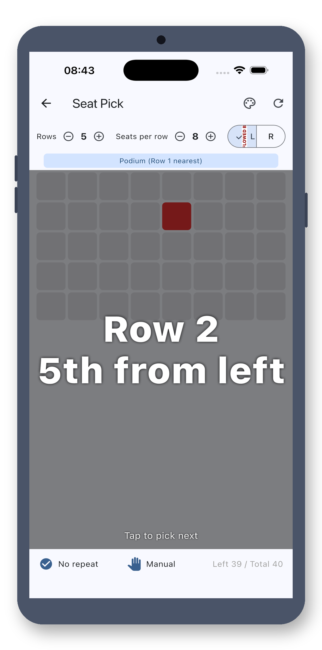 class_picker 08_seat_en screenshot