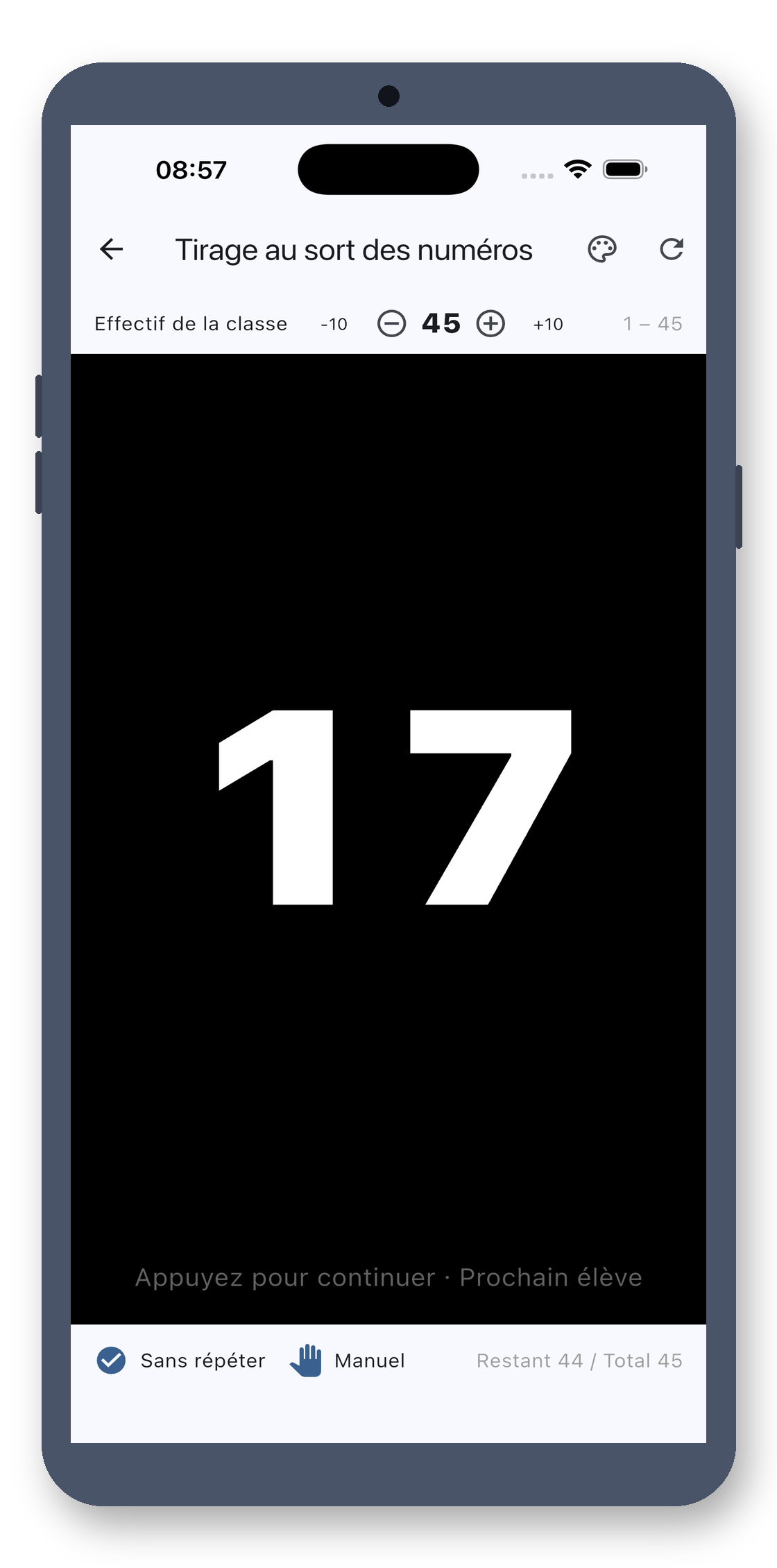 class_picker 09_number_fr screenshot