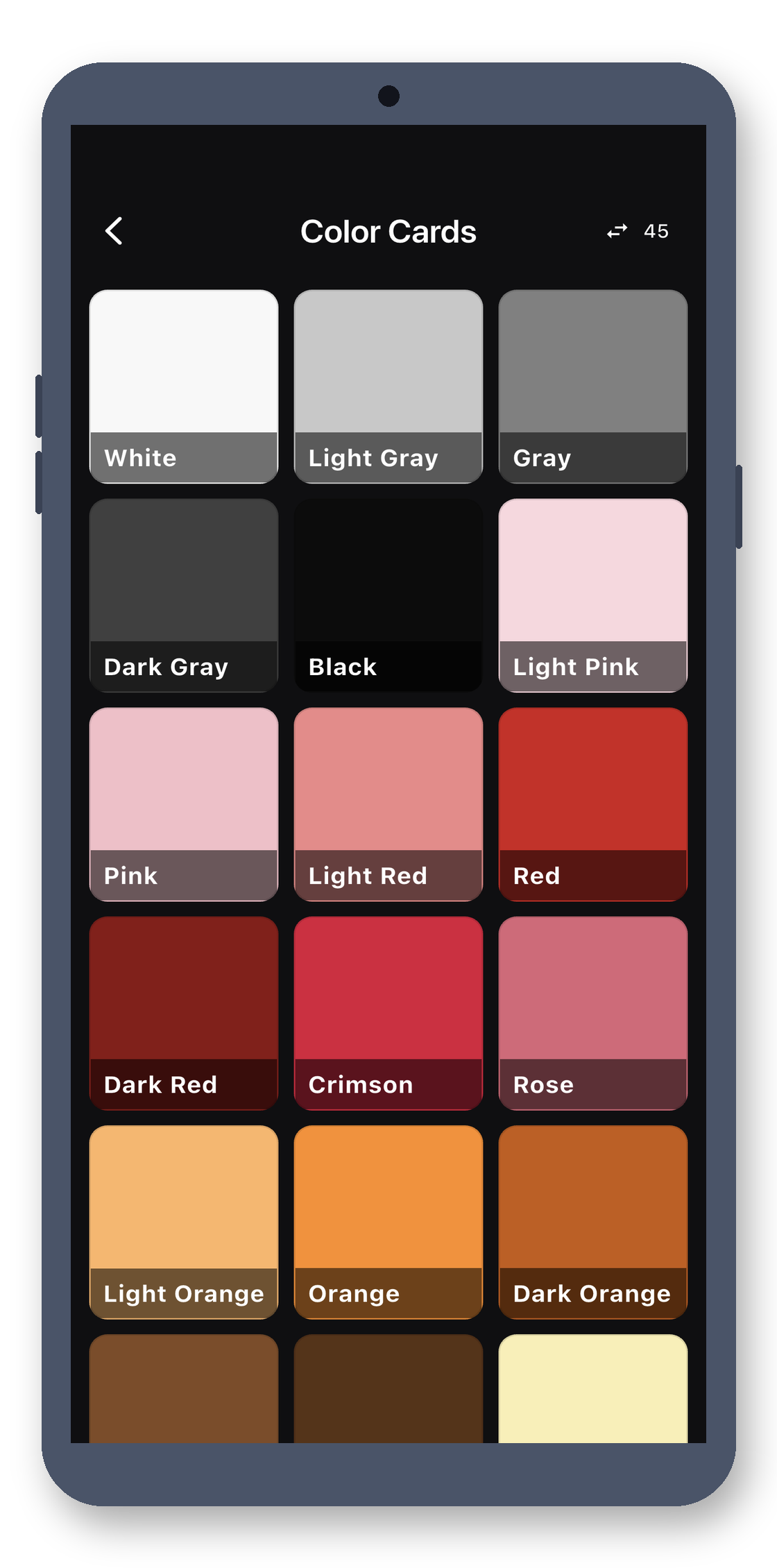 color_teller 02_color_card_en screenshot