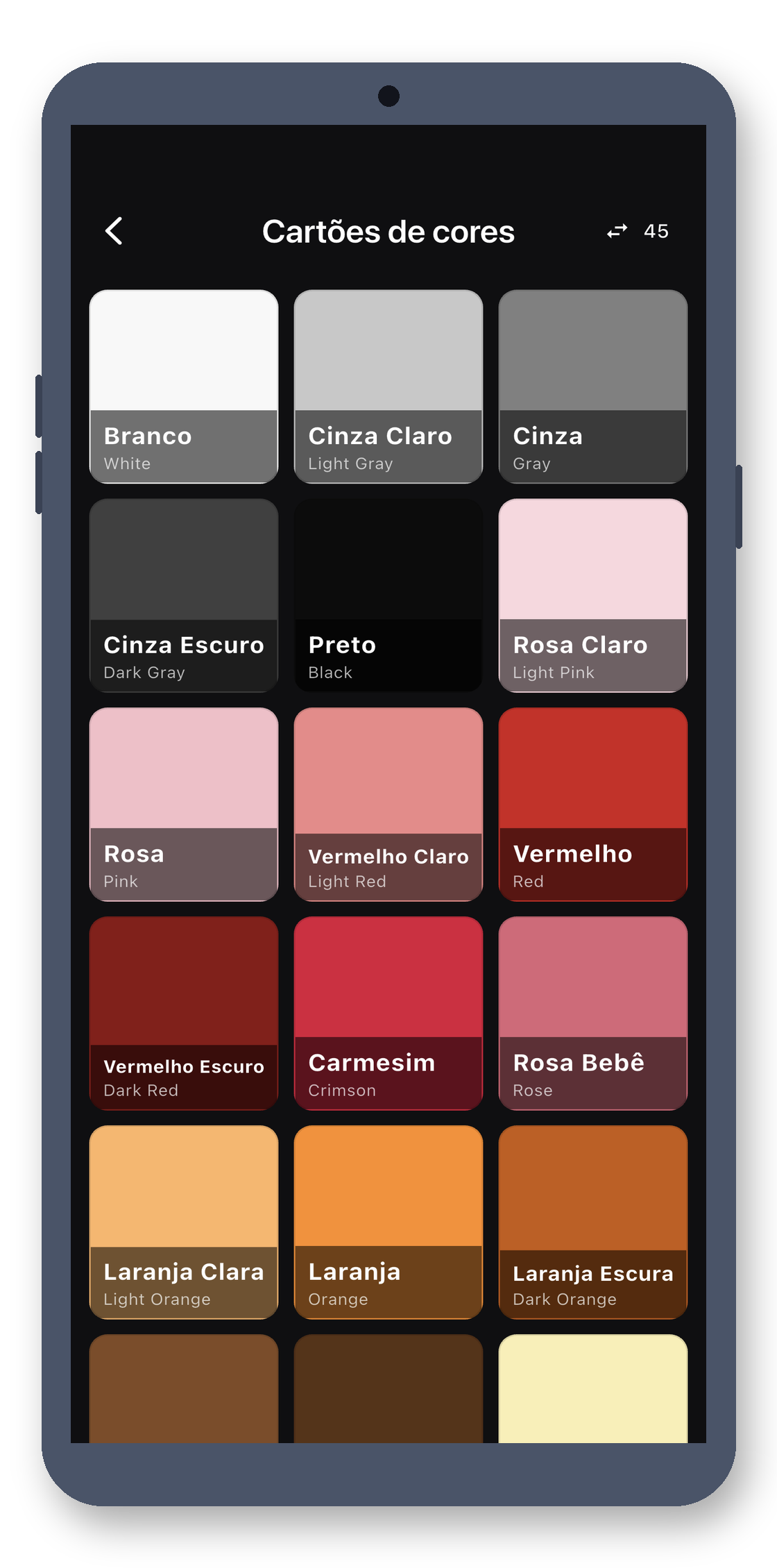 color_teller 02_color_card_pt screenshot
