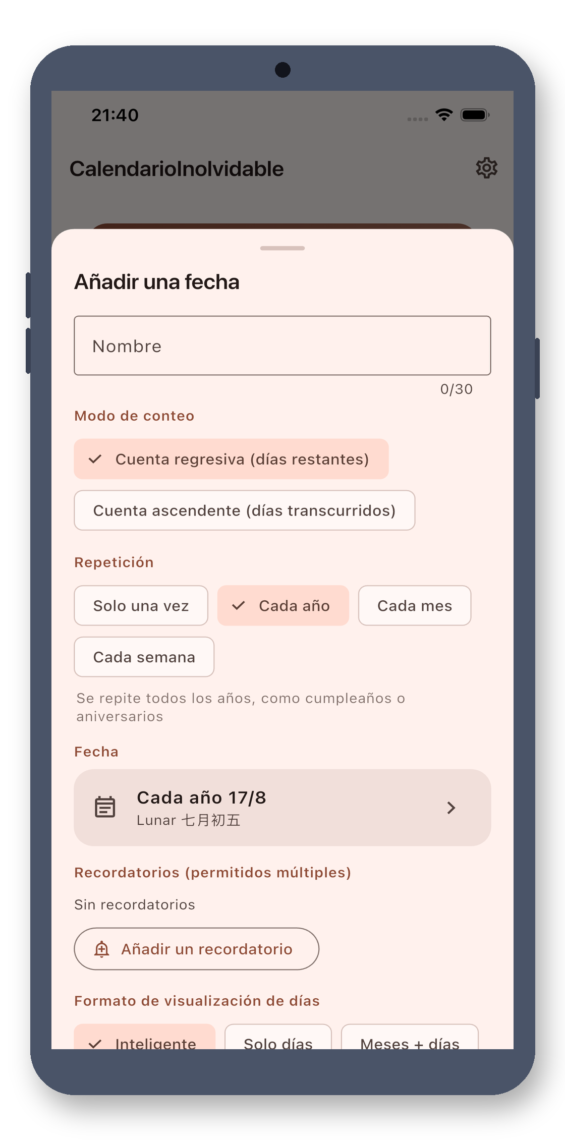 day_counter 02_edit_es screenshot