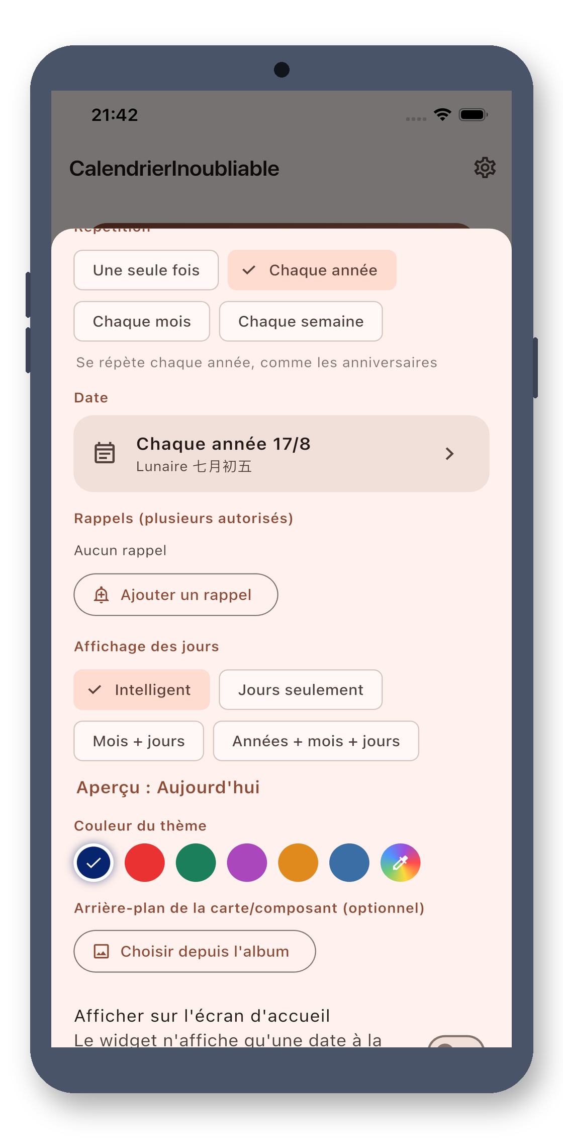 day_counter 05_reminder_fr screenshot