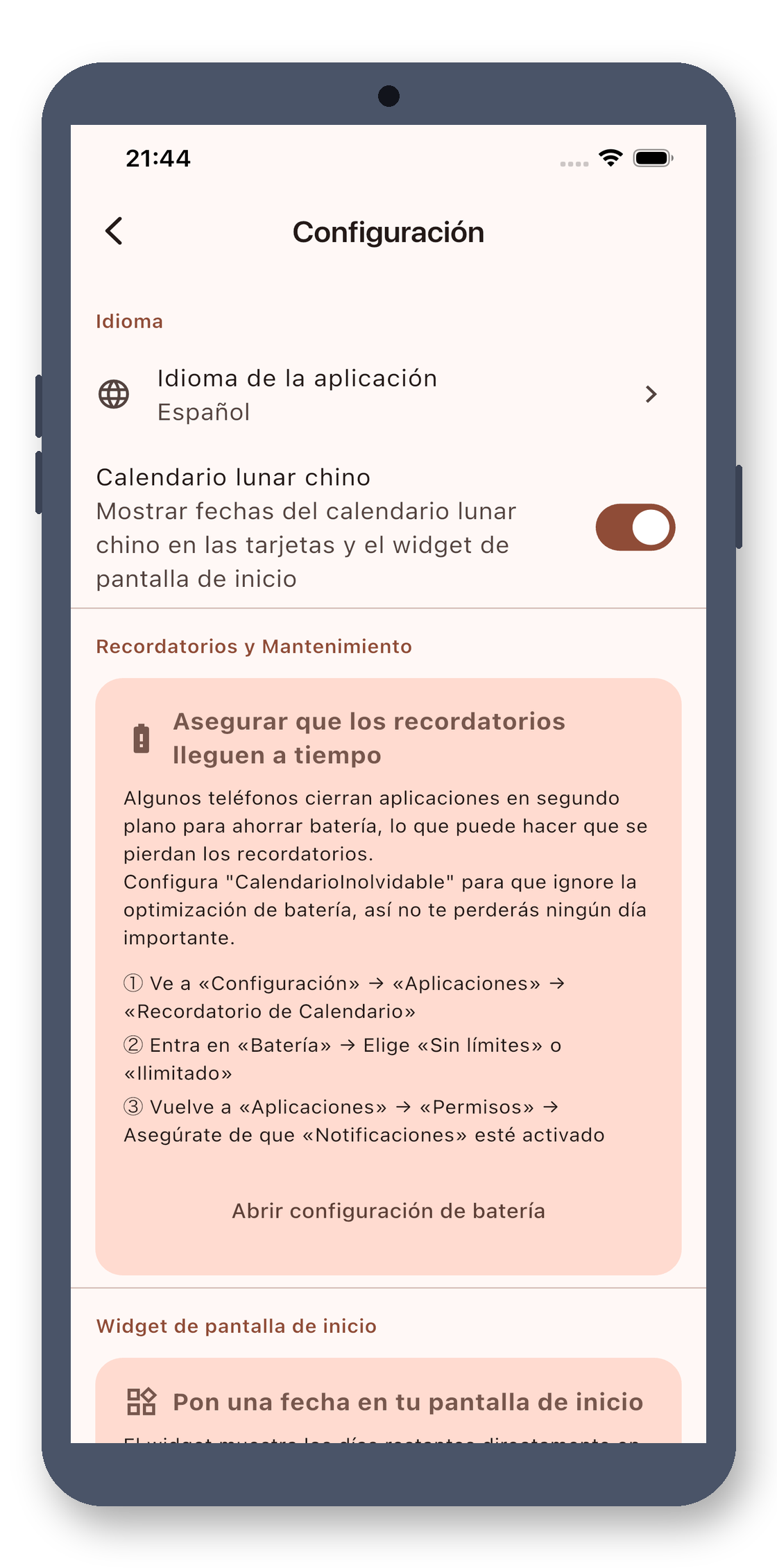 day_counter 08_settings_es screenshot