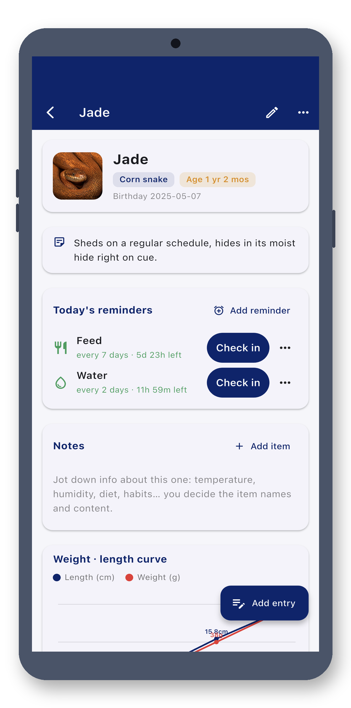 exotic_pet_log 02_detail_en screenshot