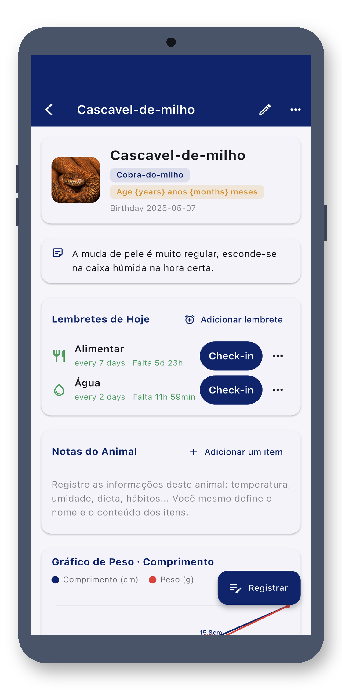 exotic_pet_log 02_detail_pt screenshot