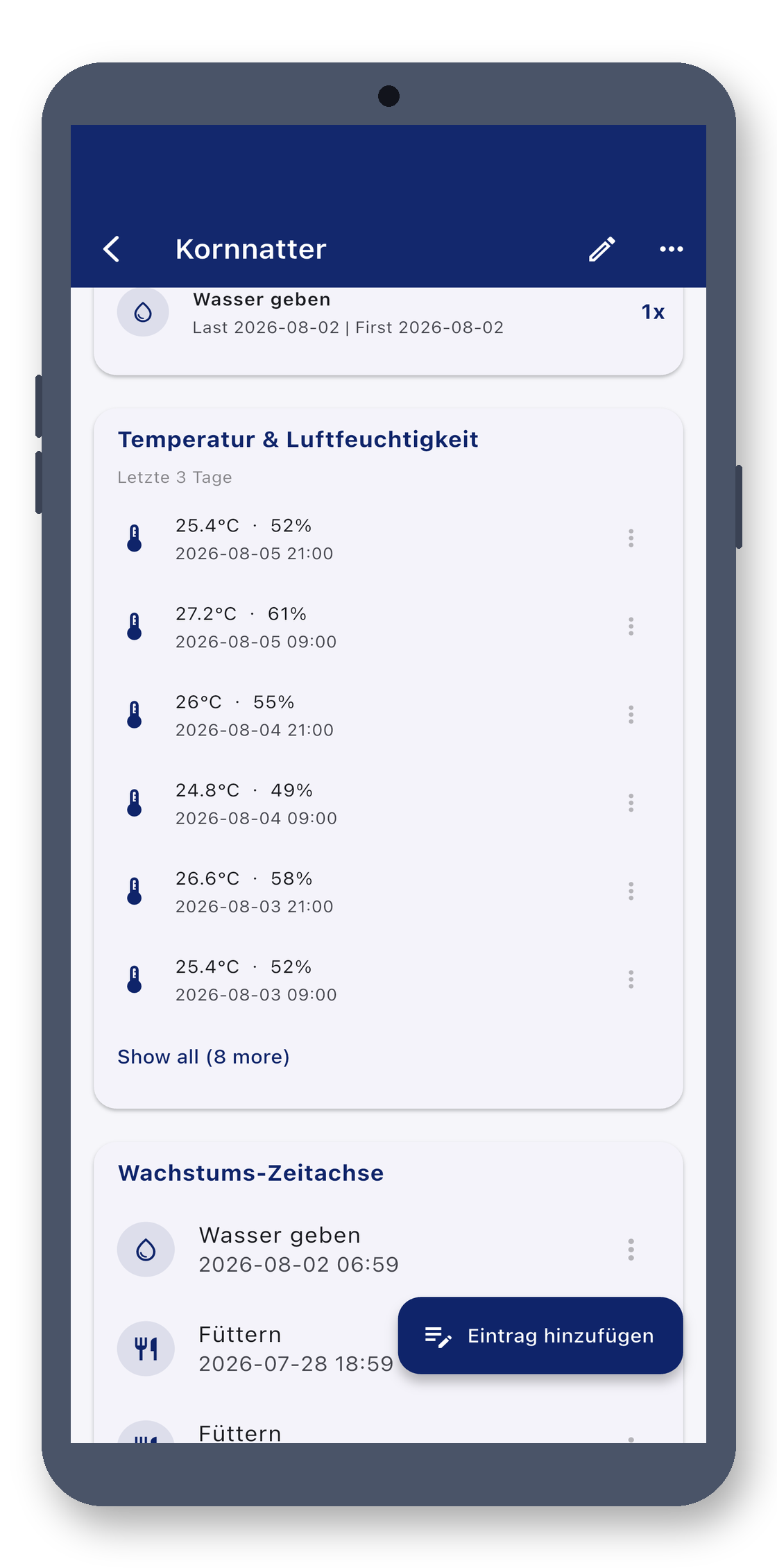 exotic_pet_log 04_climate_de screenshot