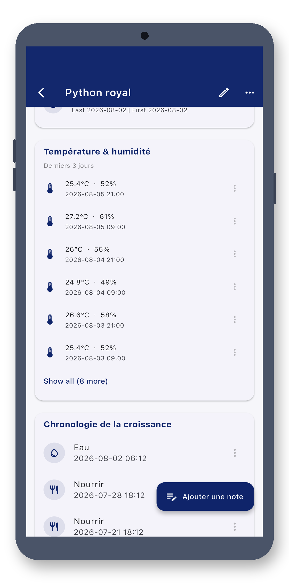 exotic_pet_log 04_climate_fr screenshot