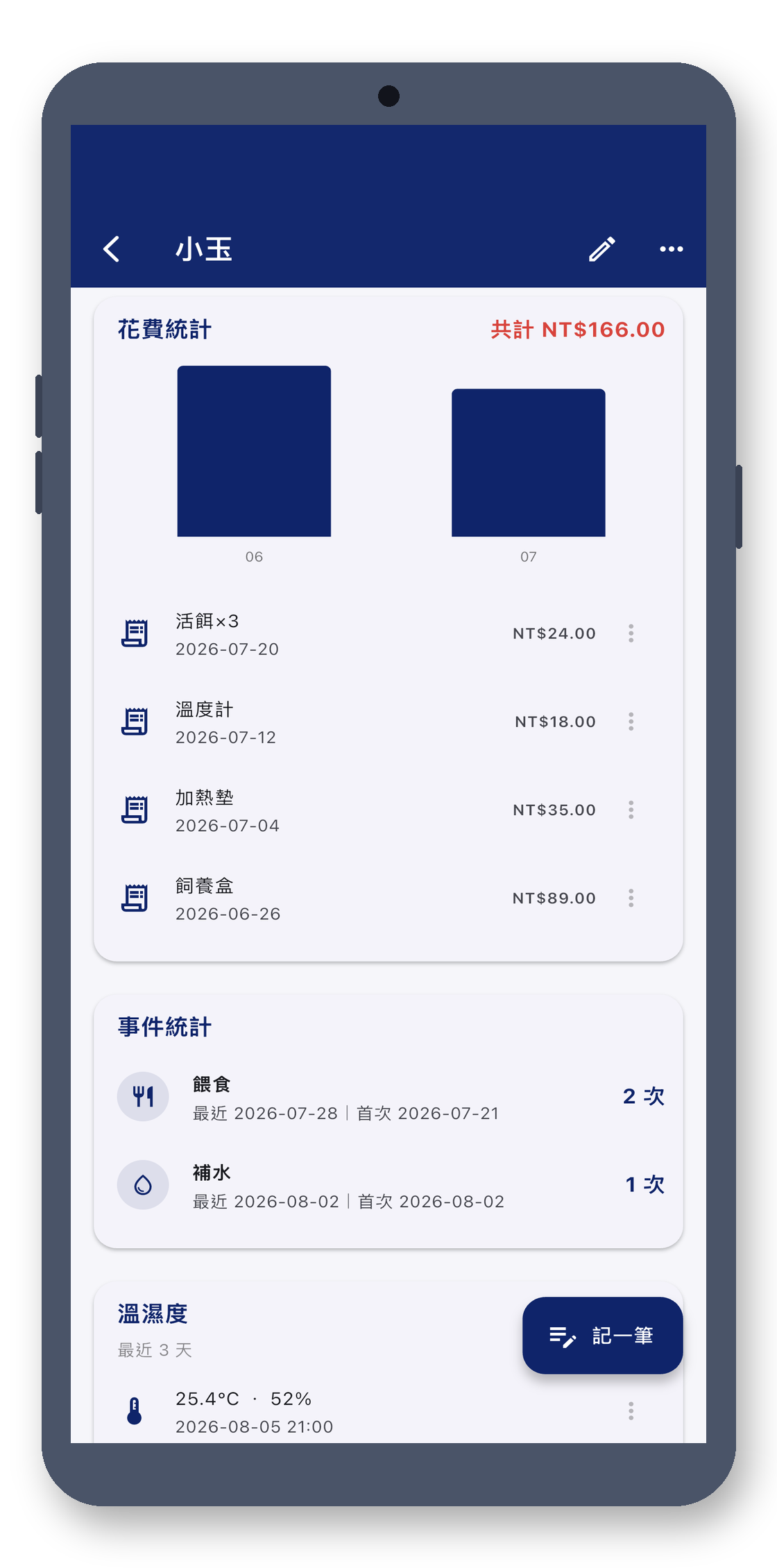 exotic_pet_log 06_cost_zh-Hant 真机截图