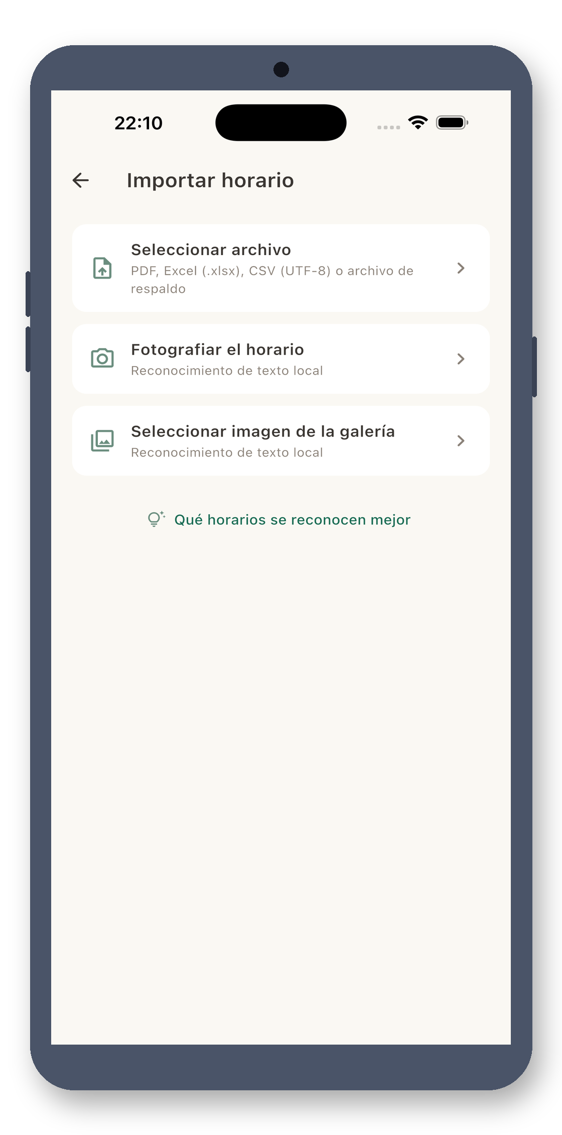 local_timetable 02_import_es screenshot